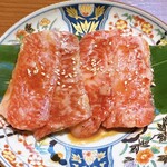 焼肉ホルモン たけ田 - A5黒毛和牛たけ田カルビ