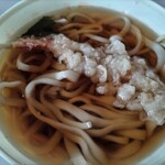 ドライブイン七輿 - 天ぷらうどん￥350