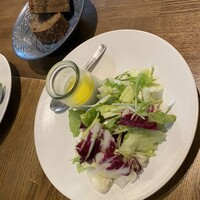 レ・ピコロ - 玉ねぎのプリンとサラダ