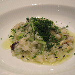 アロマフレスカ - 子持ち鮎のリゾット　アロマフレスカ風