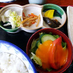 大橋町 野村屋 - 大橋町 野村屋 ＠佐野 定食付け合せ