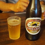 瓢亭 - とりあえずビールを呑む