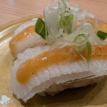 陸奥の國 廻鮮寿司 八千代 - エンガワねぎ味噌焼き