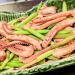 푸도&바 코타츠 - 오징어와 아스파라거스 버터 볶음