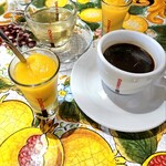 ピッツェリア エ オステリア パドリーノ - ランチセットのドリンク&デザート