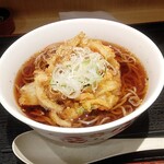 いろり庵きらく 南浦和店 - かきあげそば～あったかい～。