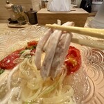 開運橋通 ふじ原 - 細切りの豚バラチャーシュー