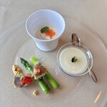 プロヴァンスの日曜日 - お昼のフルコース(\4,800) 季節のお任せオードブル