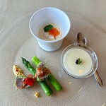 プロヴァンスの日曜日 - お昼のフルコース(\4,800) 季節のお任せオードブル