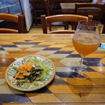 ピッツェリア・ゴンザ - ◯郡上のクラフトコーラ
      必要十分でスッキリとした甘み感があり
      クラフトコーラのジンジャーの味わいが
      心地良くて美味しいなあ♪
      
      このクラフトコーラは僕好みな味わいだった