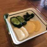 天ぷら 佐久間 - お新香