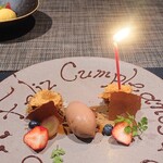 ペルー料理 bepocah - バースデプレート 店員さんからのスペイン語による「おめでとう！」が素敵過ぎた！