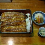 うなぎ・お新香・わさび漬け