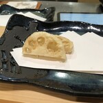 天麩羅 やぎ - もはやサラダなシャキシャキ新蓮根