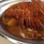 カレーショップ インデアン - 野菜カレー カツ後のせ
