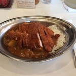 カレーショップ インデアン - 野菜カレー カツ後のせ