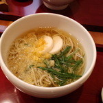 ひろしま 蕎麦人 - たぬきそば700円、26.3.29