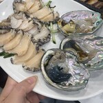 대가 - 鮑の刺身