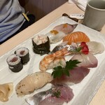 喰い切り鮨 のぶ - にぎり鮨大盛￥1,300