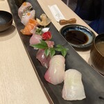 喰い切り鮨 のぶ - にぎり鮨￥900