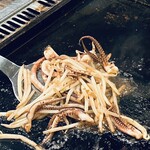 月島もんじゃ わらしべ - イカバター 860円