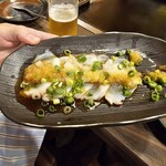 月島もんじゃ わらしべ 総本店 - 北海道産生たこポン酢 750円