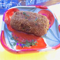 LIZARRAN 横浜店 - ボンベッテ 肉爆弾。食べ応えあり。