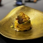 プレゼンテ スギ - 本日のパスタ　鮎とキュウリ　私的にNo.1の鮎でした