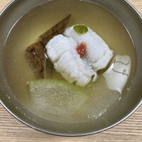 料亭 二蝶 - 椀物　はも　葛たたき