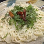 野菜居酒屋 いたぎ家 - にんにくたっぷりペペロンチーノ