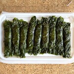 東北めぐり いろといろ - 焼きしそ巻き¥580内　仙台郷土料理で定番土産焼きしそ巻き。パリパリ大葉に包まれたねっとり甘めの味噌。ご飯に合う。安くて軽くて持ち帰りも楽。
