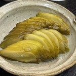 野菜居酒屋 いたぎ家 - きゅうりのぬか漬け