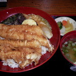 瓢 - 穴子天丼750円