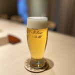 熊本 鮨 銀座ふくじゅ - 生ビール