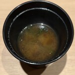 熊本 鮨 銀座ふくじゅ - あおさの赤だし