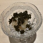 熊本 鮨 銀座ふくじゅ - キャビアの小丼が完成！