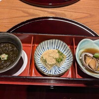 のどぐろ専門店 赤坂 かなめ - 始めの３品