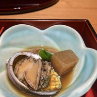 のどぐろ専門店 赤坂 かなめ - アワビの旨煮