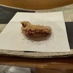 秋田 てんぷら みかわ - 赤い万願寺唐辛子