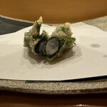 秋田 てんぷら みかわ - アスパラガス