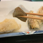手打ち蕎麦 銀杏 - 生麩の天ぷら