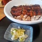 うなぎの与助 岐阜市役所前店 - 白菜漬物