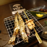 三陸鮮魚と炭焼牛たん かっこ - ししゃも（473円）