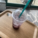 LOGOS CAFE & BBQ STADIUM - 季節のモリアテ460円。新作の巨峰味。