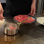 銀座 和牛鉄板焼 USHIGAMI - 