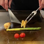 銀座 和牛鉄板焼 USHIGAMI - 