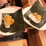 寿司と炉端焼 四季花まる - ウニ包み