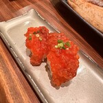 寿司と炉端焼 四季花まる - 筋子の醤油漬け