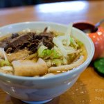 吉田のうどん 焼肉 羅王 - 肉うどん　羅王　Photo by あなたのかわりに・・・