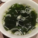 大門焼肉レストラン - わかめスープ (2014/4)